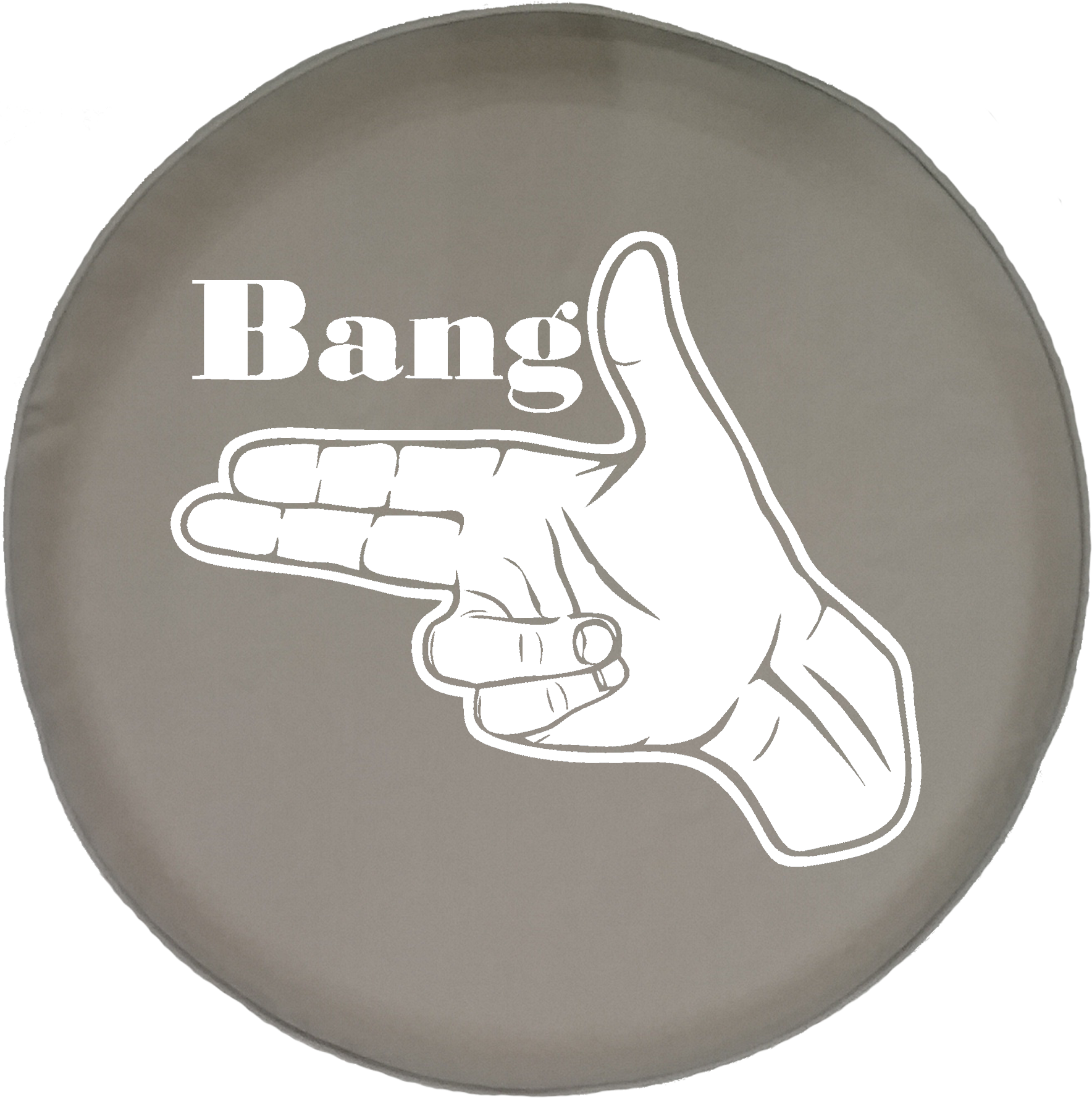 Bang 2nd Amendment Gun Rights Humor Offroad Jeep Rv (1768x1777), Png Download