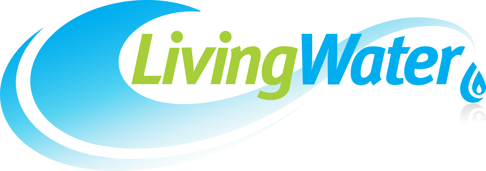 Copyright 2018 Living Water - Living Water Logo (1678x591), Png Download