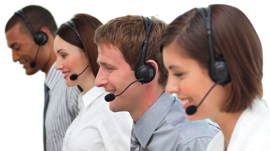 Call Center Agents Png (546x305), Png Download