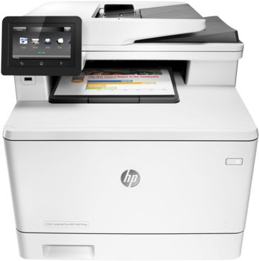 Impresora Multifuncional Hp Color Laserjet Pro Mfp - Hp M477fnw (573x430), Png Download