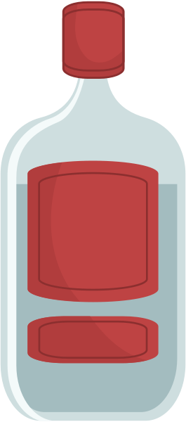 Bottle Clipart Png - Bottle Clip Art (265x600), Png Download