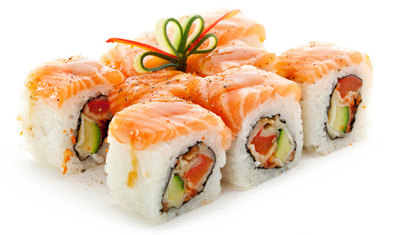Image - Sushi Transparent Png (558x332), Png Download