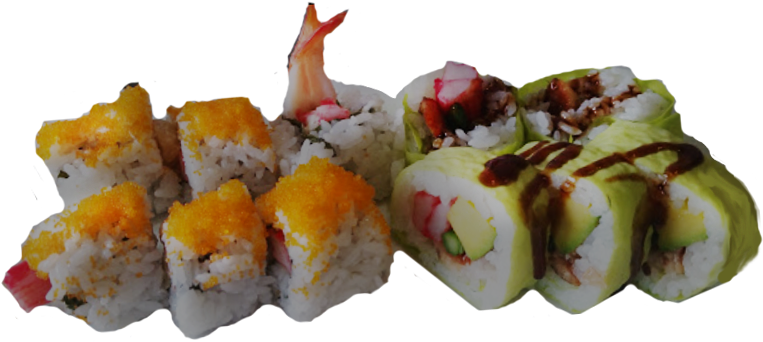Restaurant Serving Japanese Food In Hilo, Hawaii - Sushis Png Transparent (803x364), Png Download