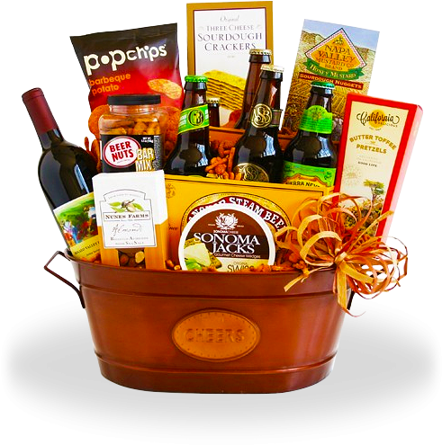 California Bbq Party Gift Basket - Beer Gift Baskets (500x500), Png Download
