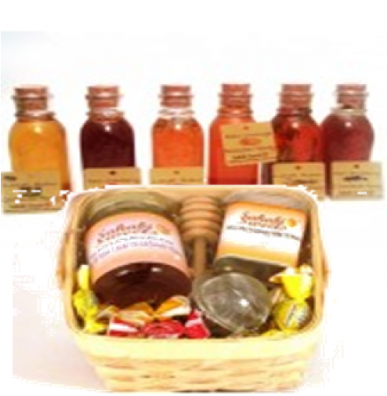 Gift Baskets - Honey Basket (600x600), Png Download