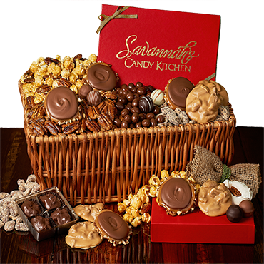 The Madison Gift Basket - Savannah's Candy Kitchen Ultimate Gift Basket (370x370), Png Download