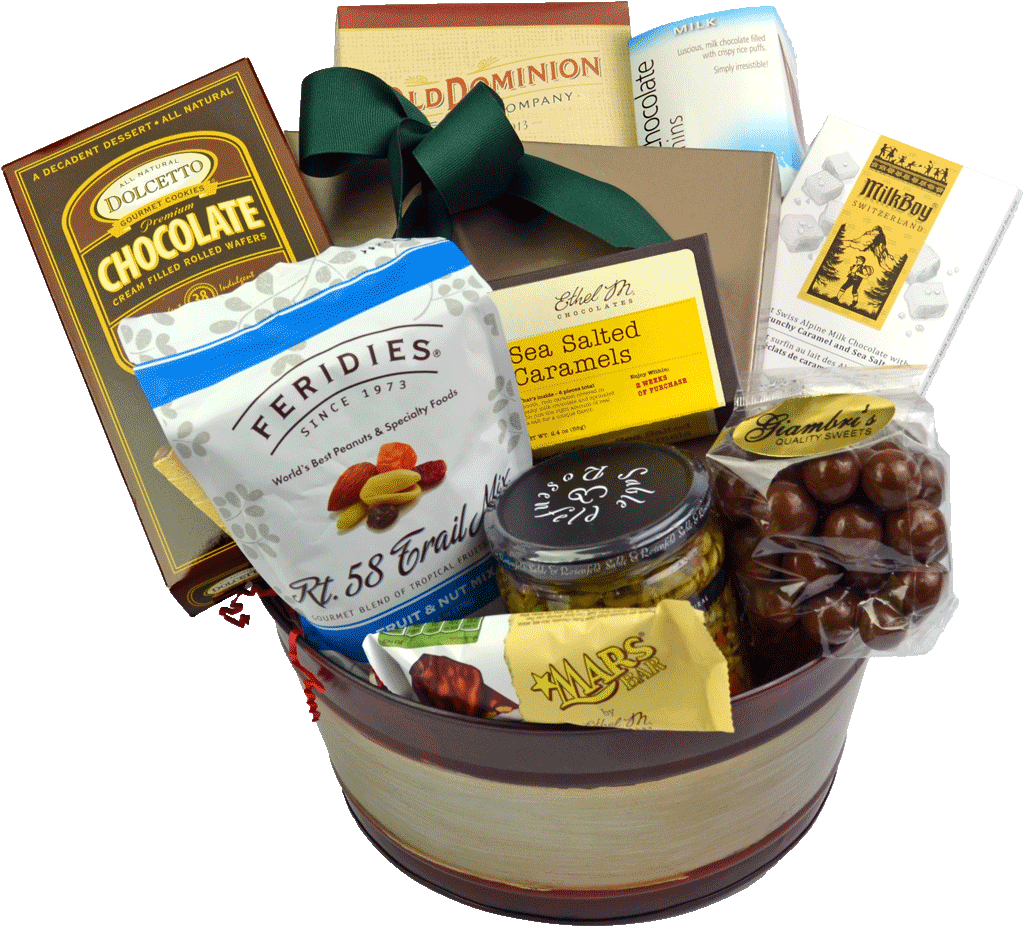Jolly Indulgence Gift Basket - Milkboy Swiss Alpine Chocolate With Refreshing Lemon (1024x1024), Png Download