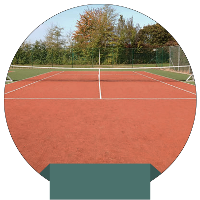 Tennis Player Tennis Ball Beside The Net Tennis Court - United Kingdom (416x415), Png Download