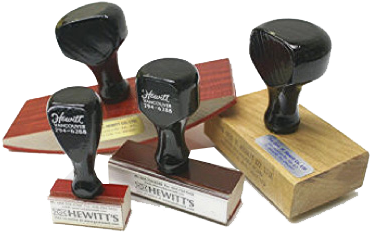 Hewco Traditional Rubber Stamps - Rubber Stamp (400x400), Png Download