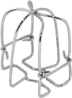 1-pc Sprinkler Head Guard Cp - Silver (435x435), Png Download