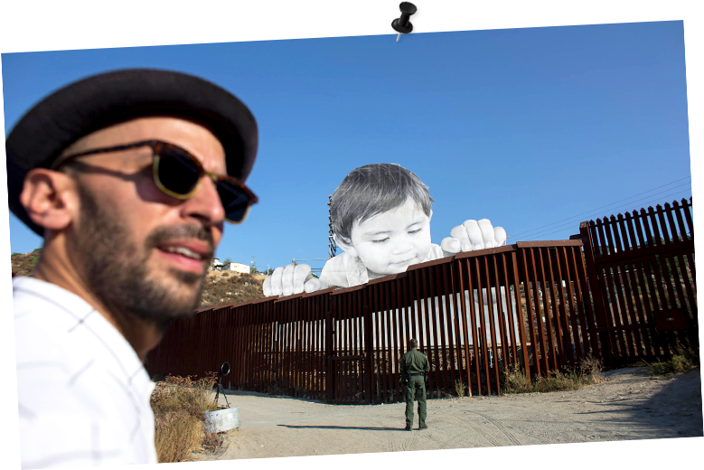 Jr Places Giant Baby At U - Us Border Wall Baby (900x532), Png Download