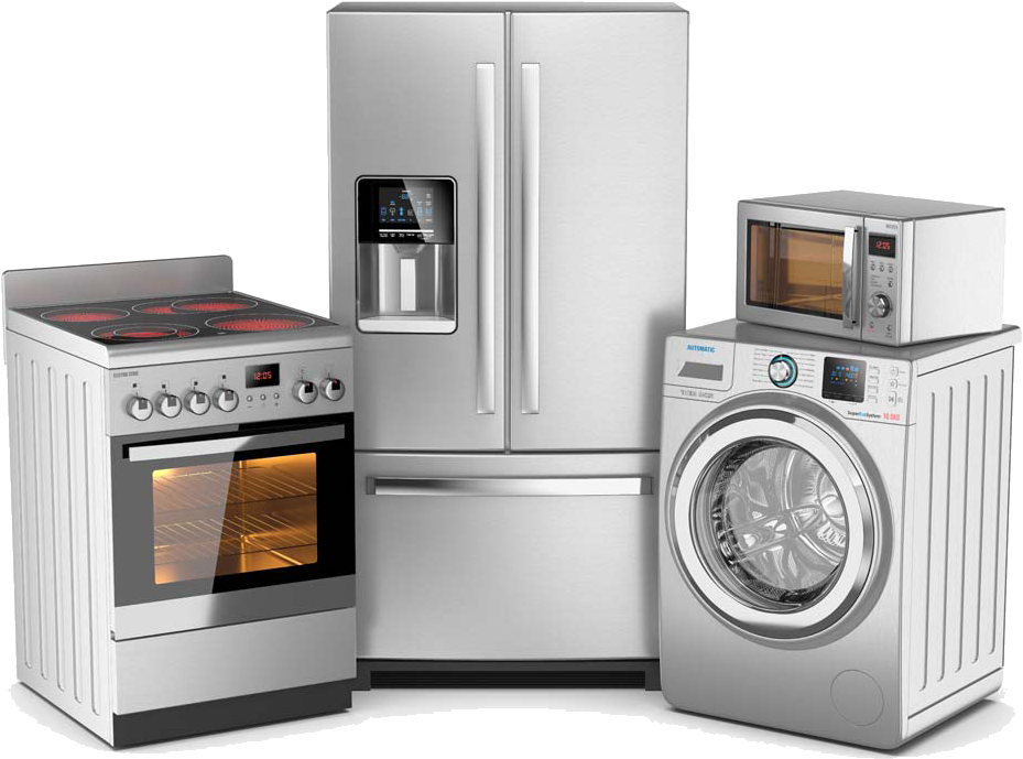 Conjunto De Electrodomésticos En Línea Blanca - Warranty Appliances (1000x750), Png Download