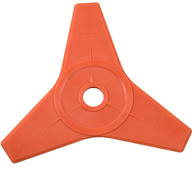 Tri-cut Plastic Grass & Weed Blade - Circle (400x400), Png Download