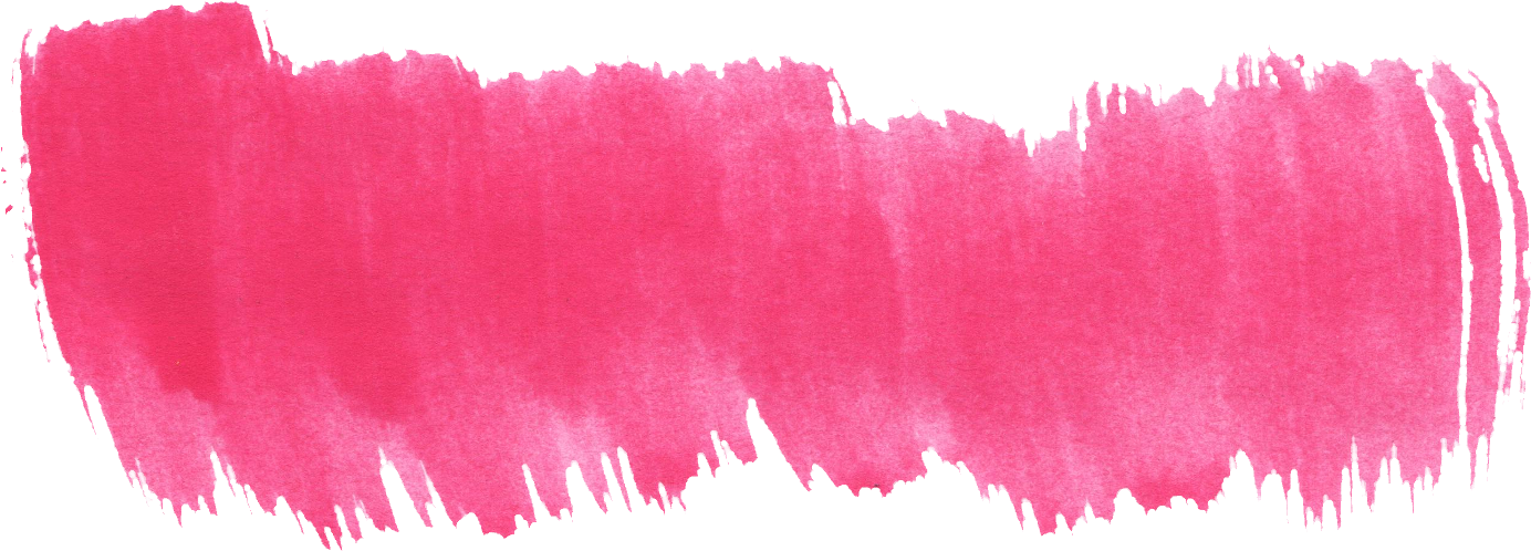 37 Red Watercolor Brush Stroke - Portable Network Graphics (1384x498), Png Download