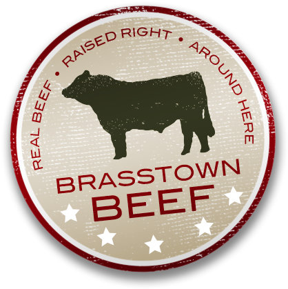 Brasstown Beef Logo - Green Oil (436x429), Png Download