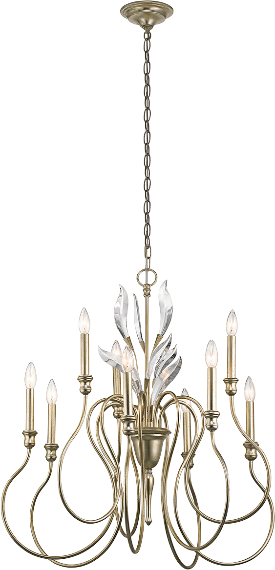 Loading Zoom - Kichler Lighting-43729sgd-grace - Nine Light Large (1200x1200), Png Download