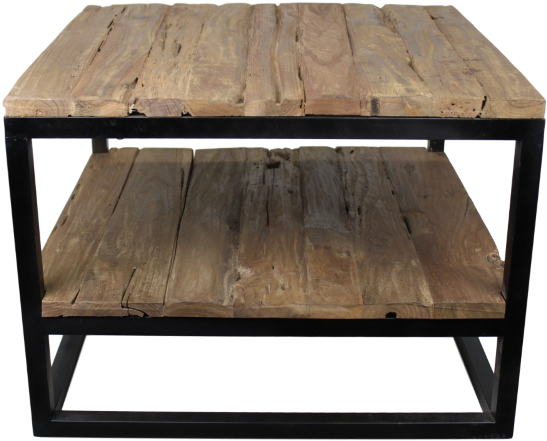 Old Wood/iron - Coffee Table (597x480), Png Download