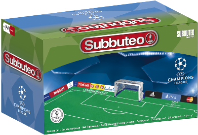 Subbuteo Uefa Champions League (600x345), Png Download