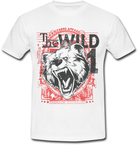 Angry Bear - Naruto Eyes T Shirt (500x500), Png Download