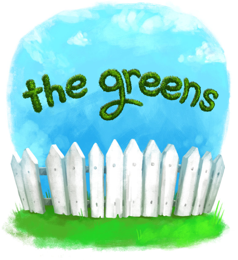 Greens Graphic - Picket Fence (1000x1000), Png Download