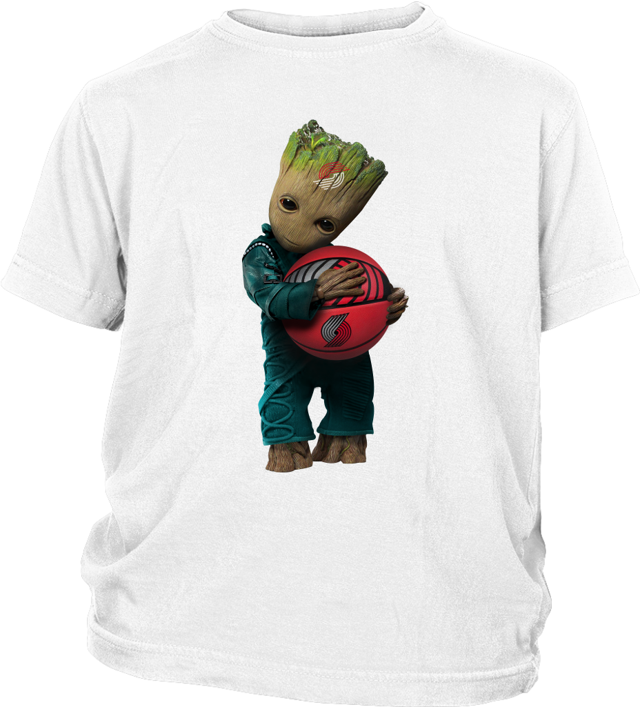 Portland Trail Blazers Guardians Of The Galaxy Groot - Team Valor - Pokemon Go Into The Fire Tshirt Hoodies (1024x1024), Png Download