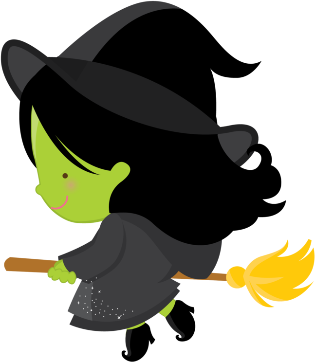 After Halloween Witch Jpg Royalty Free Stock Techflourish - Halloween Witch Cute (782x900), Png Download