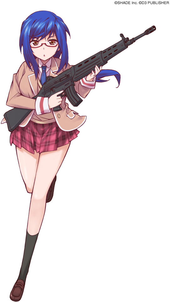 Bullet Girls Guide Area Four - Bullet Girls Playstation Vita (584x1000), Png Download