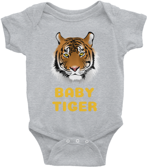 Baby Tiger Horoscope Infant Bodysuit - Custom Bengal Tiger Shower Curtain (600x600), Png Download