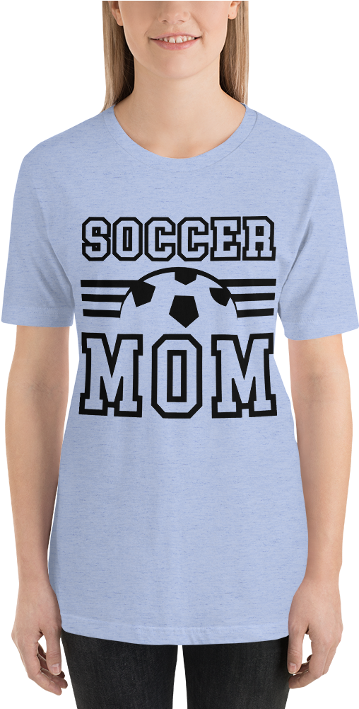 Women's Short Sleeve Soccer Mom T Shirt - T-shirt (1000x1000), Png Download