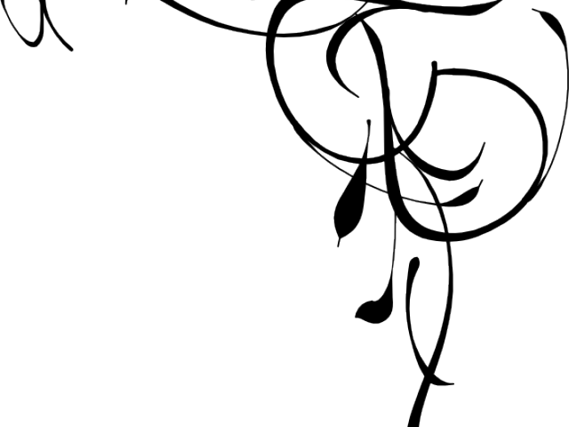 Swirl Clipart Corner 2 318 X 300 Dumielauxepices Net - Front Page Designs For Assignments (640x480), Png Download