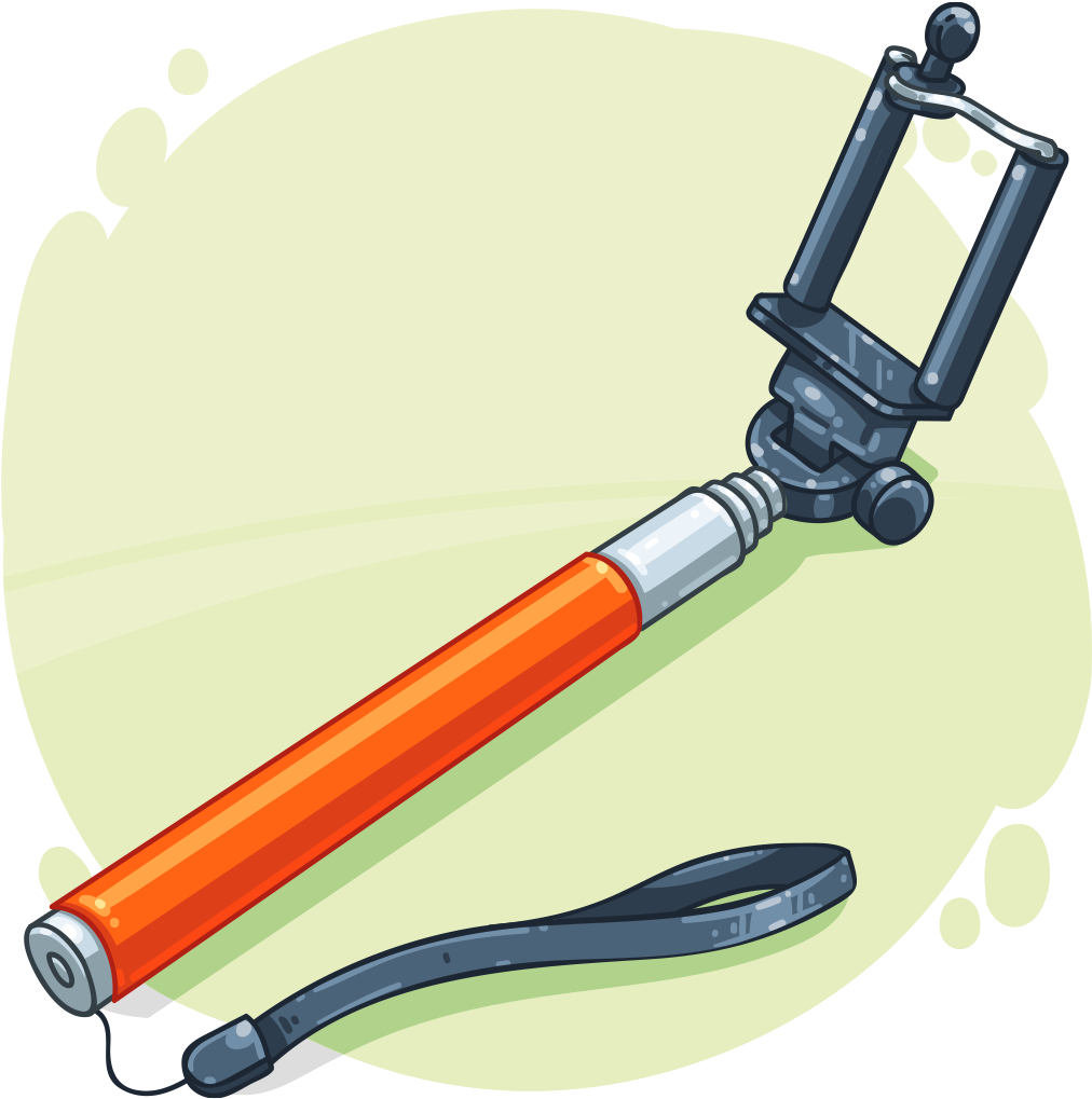 Selfie Stick (1024x1024), Png Download
