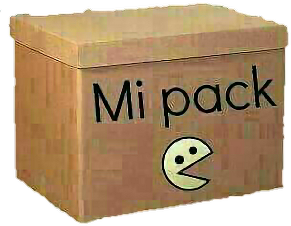 Pack Mipack Pacman - Cajas Que Digan Pack (1024x1024), Png Download