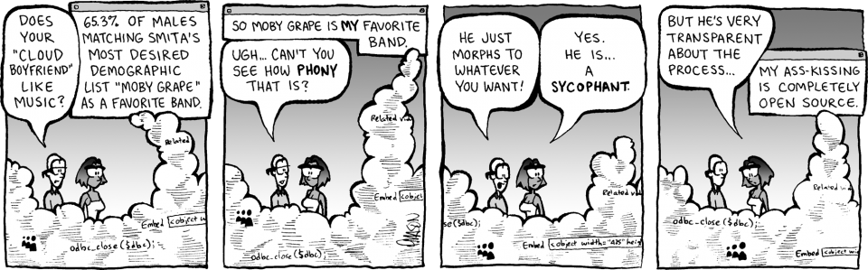 "the Cloud's Favorite Band" - Comic Strip For Boyfriend (960x299), Png Download