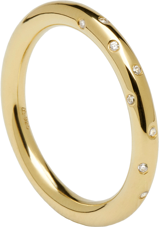 Anillo Satellite Gold - Silver Ring Transparent (1000x1000), Png Download