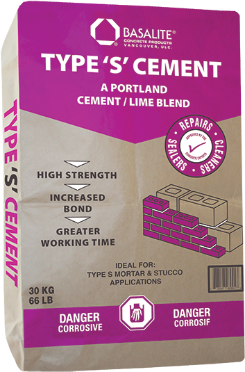 Basalite Type S Cement 30kg Bc - Lime (648x648), Png Download