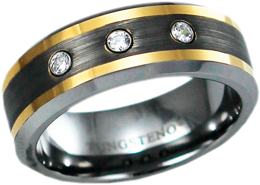 Tungsteno Anillo Yjr-166 - Anillos De Acero Png (1000x1000), Png Download