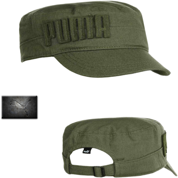 ~puma Simon Military Cap Olive Green - Man Puma Caps (700x700), Png Download
