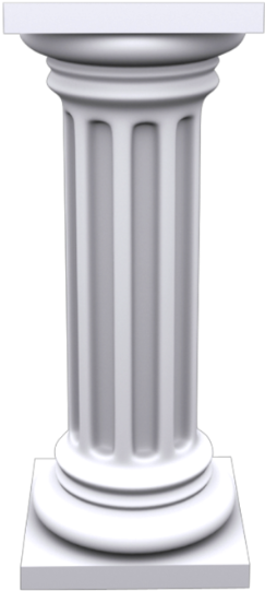 The Gallery For > Wooden Pillar Png - Pilar Png (420x699), Png Download