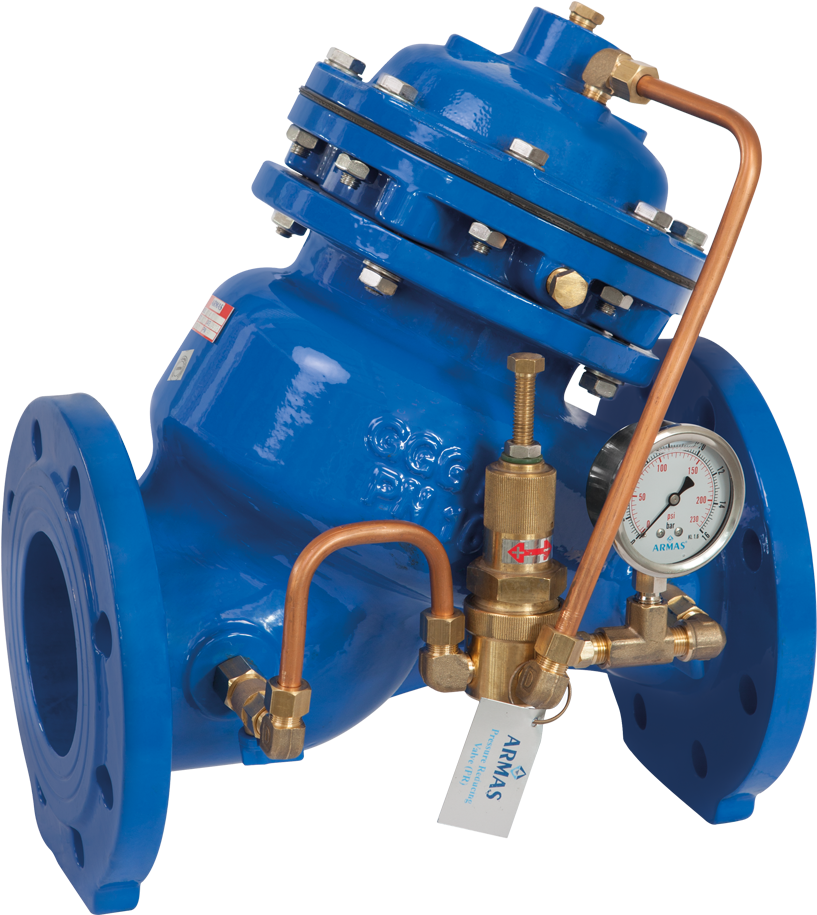800 Series Pr-pressure Reducing Valve - Armas Valve (1000x1000), Png Download