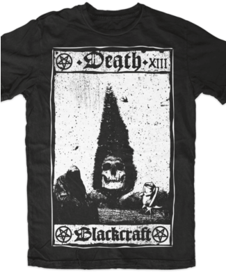 Death Card - Tričko Pánské Black Craft - Death Card - Black S (324x405), Png Download