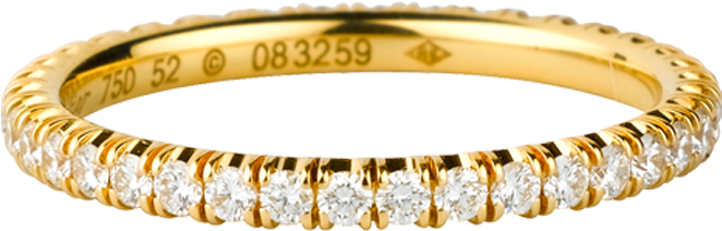 Wedding Favors, Unique Diamond Yellow Gold Wedding - Gold Ring With Girl (1000x1000), Png Download