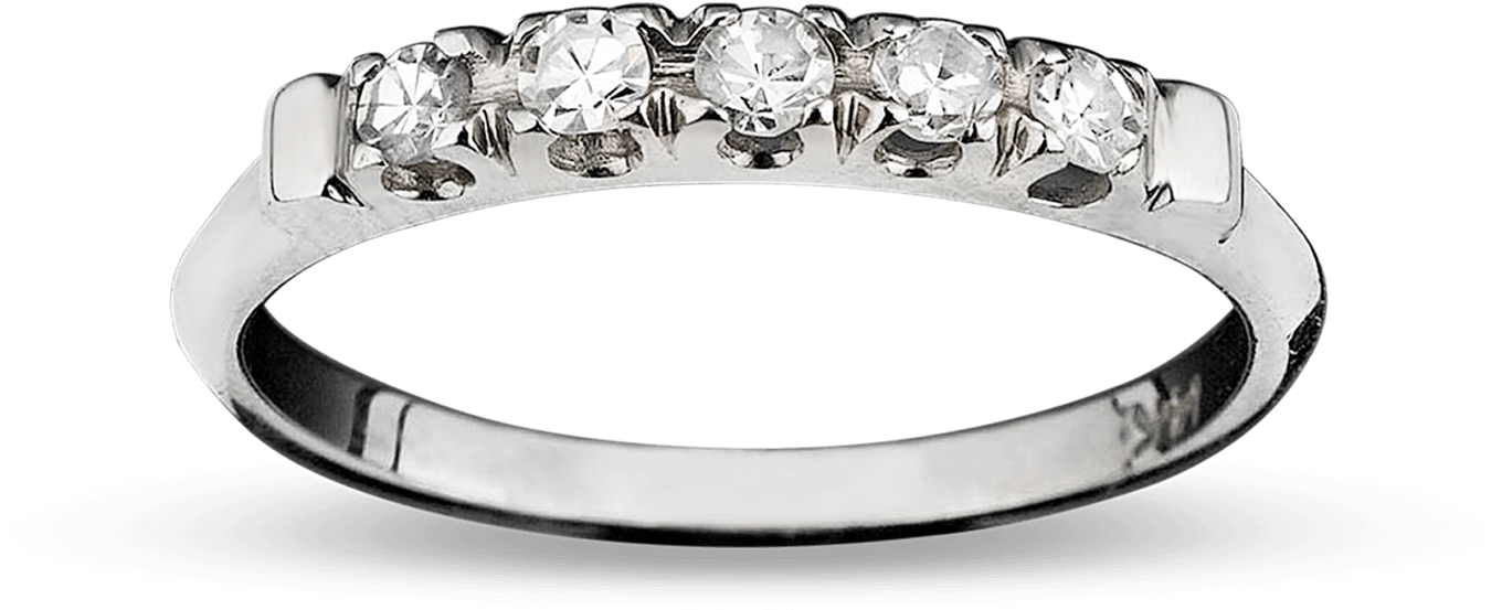 White Gold Diamond Anniversary Band - Not Applicable White Gold Diamond Anniversary Band (1750x1400), Png Download
