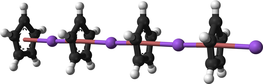 Nacp Chain From Xtal 3d Balls C - Sodium Cyclopentadienide (1100x419), Png Download