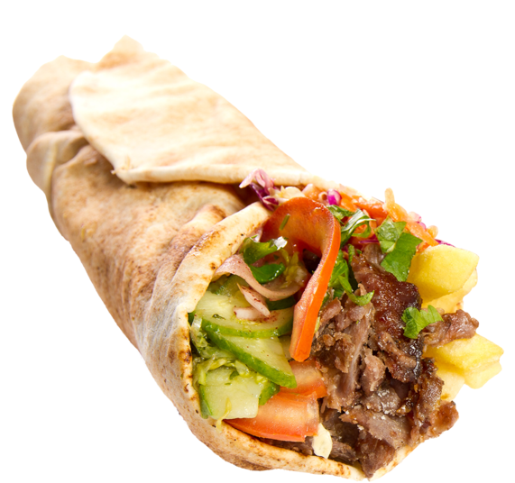 Shawarma - Chicken Shawarma Png (570x570), Png Download