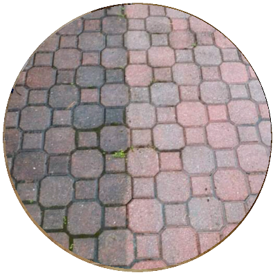 Pavers Color Cleaning - Cobblestone (398x398), Png Download