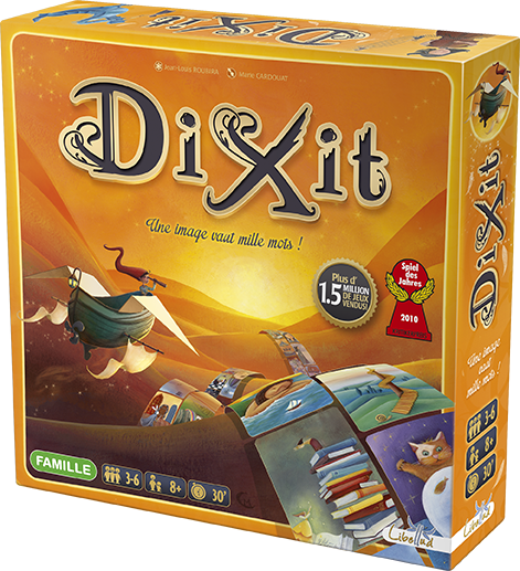 Dixit 3d Box - Asmodee Games Dixit Card Game (471x517), Png Download