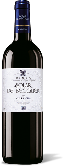 Sombra Botella Solar De Becquer Crianza - Vino Solar De Becquer (276x589), Png Download