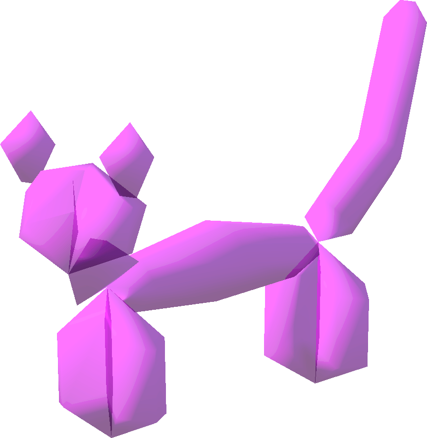 Balloon Animal - Runescape Balloon Animal (862x885), Png Download