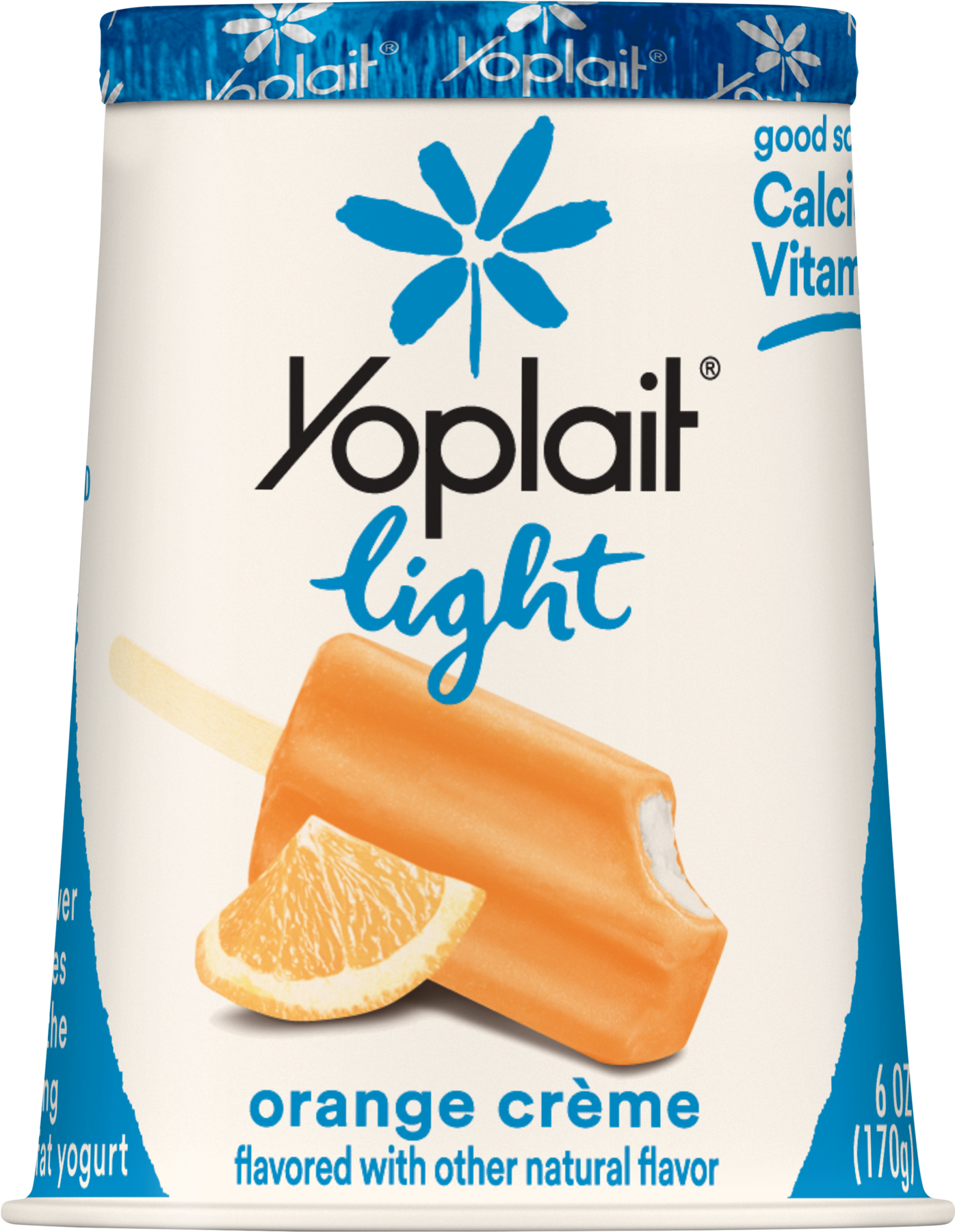 Yoplait Light Yogurt, Fat Free Yogurt, Orange Creme, - Yoplait Light Boston Cream Pie (1800x1800), Png Download
