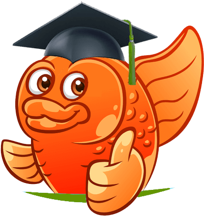 Nerves Clipart Stage Fright - Fish Thumbs Up Png (450x480), Png Download